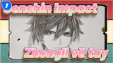 Genshin Impact 
Zhongli vẽ tay_1