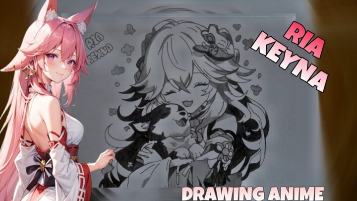 Drawing anime with Ria Keyna |3|