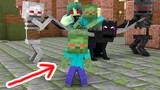 Monster School : IS BABY ZOMBIE POISONED ? - Minecraft Animation