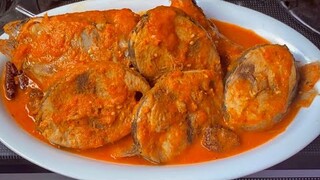 RESEP ASAM PEDAS IKAN TONGKOL - MENU SEHAT TANPA SANTAN, TANPA MINYAK & NO MSG