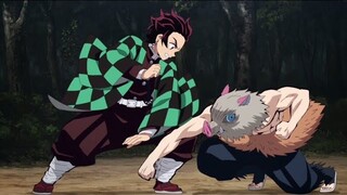 Inosuke vs Tanjiro【AMV】- Lost + Found