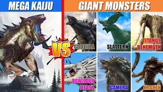 Mega Kaiju vs Giant Monsters | SPORE