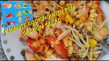 ยำปลาแซลมอน เมนูสุขภาพ เมนูลดน้ำหนัก Quick & Easy Food Salmon Salad