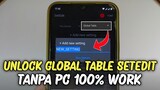 Cara Unlock Global Table Set Edit Tanpa PC