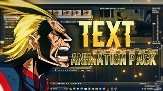 Text Animation Pack Like XENOZ,GOJO ETC Sony Vegas Pro