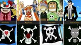 Daftar kru Bajak Laut One Piece dan Benderanya | One Piece Pirate Crews and Their Flags !! ohara