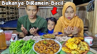 Sat-Set, Masak Buka PUASA di Kampung, KERECEK KULIT Kacang BEUREM, Bala-Bala GOREJAG, Lalab, Sambel