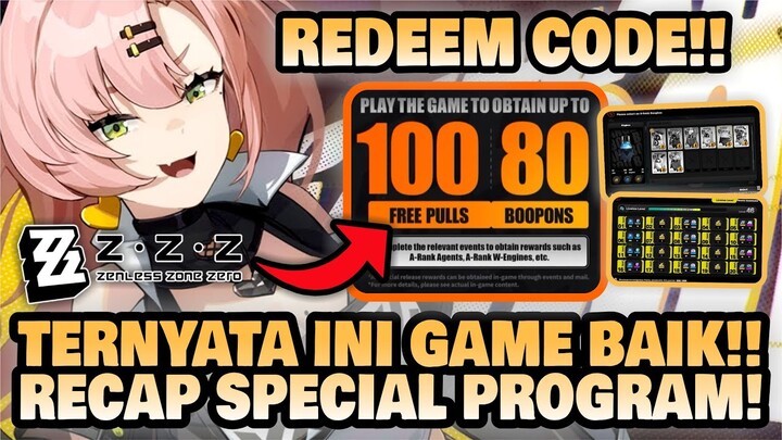 FREE 180x GACHA!! Redeem Code & Bansos Awal zzz!! 🤔 | Zenless Zone Zero