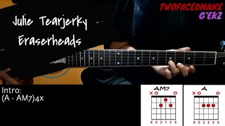 Julie Tearjearky - Eraserheads (Guitar Cover With Lyrics & Chords)