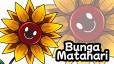 Menggambar Bunga Matahari