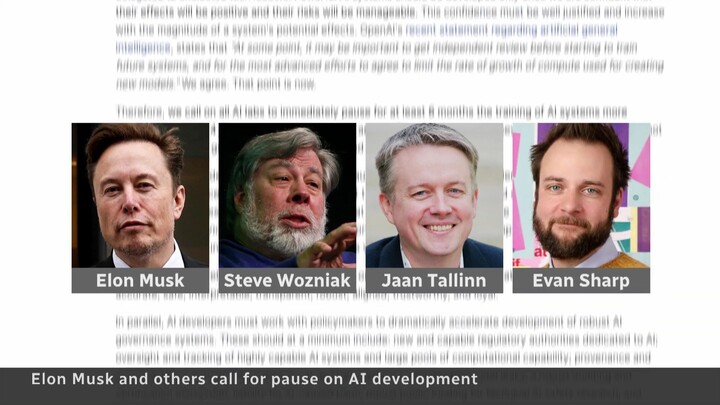 Elon Musk tech experts call for pause on AI development_1080p