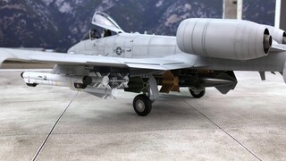 【Warthog Licking the Ground】 Trumpeter A-10 Model Completed Display