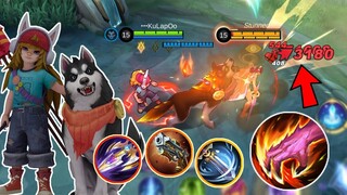 Popol " PNK " Jungle Is Too Broken Damage | Mobile Legends