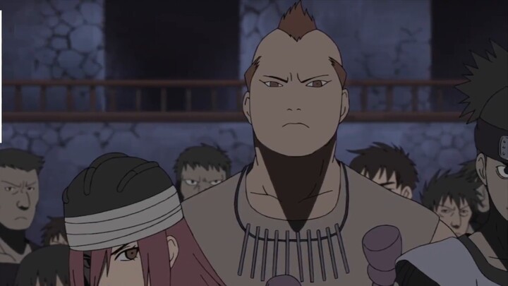 Re-watching Naruto: The three ninjas created by Orochimaru are all hung up and down, and their stren
