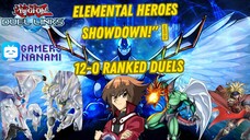 "Yu-Gi-Oh! Elemental Heroes: Dominating with 12-0 Duel Streak!" 🃏🌟🔥