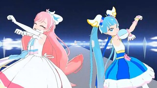 【mmdプリキュア】キュアスカイ＆キュアプリズムでビバハピ