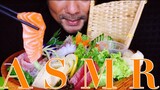 ASMR:Sashimi (EATING SOUNDS)|COCO SAMUI ASMR #ปลาดิบ#กินโชว์#asmr