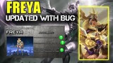 WHAT IS NEW FREYA'S UPDATE W/BUG - UPDATE TO FREYA ON LATEST PATCH