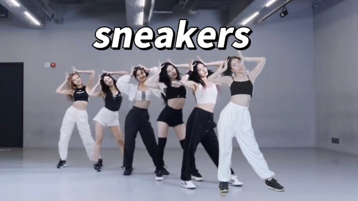 【翻跳】重生之我是ITZY的一员！练习室惊现第六人！（sneakers翻跳