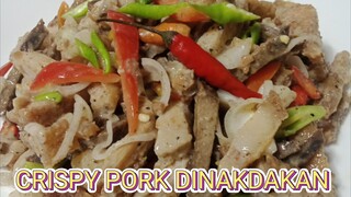 CRISPY PORK DINAKDAKAN#cooking#pilipinodish#chef#yummy#greatfood