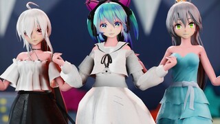 [4k MMD] Miku, giọng yếu, điệu nhảy độ nét cao Luo Tianyi dududu