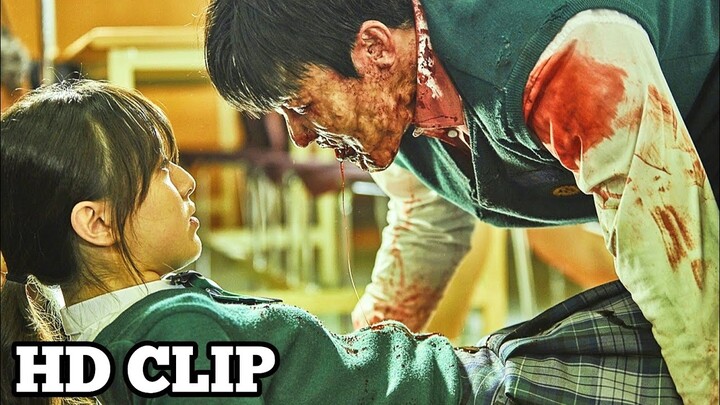 Zombie Outbreak in High School - Best Scene of All of us are Dead - New Korean drama