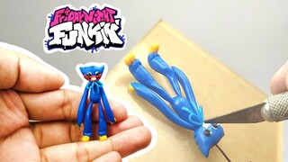 Huggy Wuggy- Poppy PlayTime / Friday Night Funkin[FNF] - Polymer Clay Tutorial 🤖🤡🎤