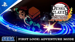 Demon Slayer -Kimetsu no Yaiba- The Hinokami Chronicles | First Look: Adventure Mode | PS5, PS4