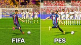 ROBERT LEWANDOWSKI Free Kicks • FIFA vs PES (2011-2023)