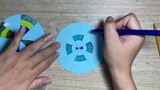 Cách làm vòng xoay bằng giấy siêu đẹp / Đồ chơi  origami / Mĩ thuật sáng tạo