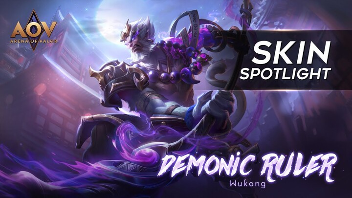 Wukong Demonic Ruler Skin Spotlight - Garena AOV (Arena of Valor)