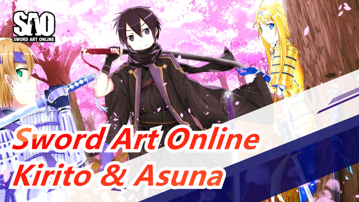 [Sword Art Online/contrast/Kirito&Asuna]If it wasn't for her, maybe I would have died on the road