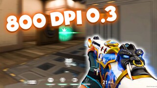 800 DPI 0.3 for a week | Valorant Montage #5