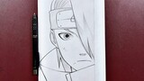 How to draw Deidara | Naruto anime Art | step-by-step