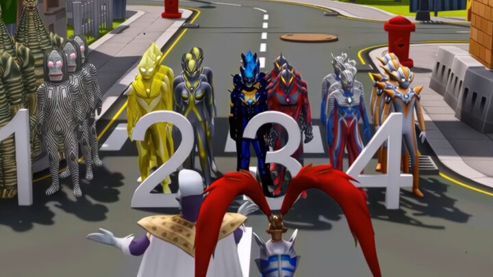 Which of the four double teams can get 100 points and become Ultraman's singing and dancing teacher?