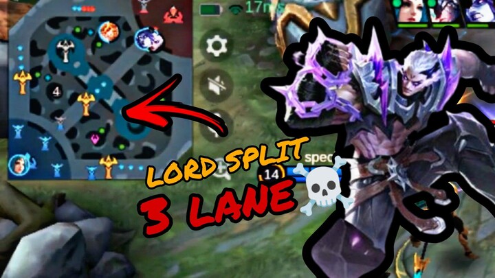 UJI COBA LORD 3 LANE☠️