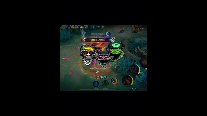 When you GOT Bush Hacker Enemies🤣 #mlbb #mobilelegends #yin #granger