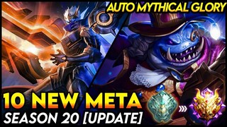 10 NEW META HEROES MOBILE LEGENDS 2021 - SEASON 20 (UPDATE) | Mobile Legends Tier List