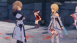 [Genshin Impact] Has anyone found Claire dancing secretly in the plot?
