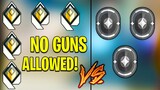 Valorant: 3 Iron vs 5 Radiant, BUT Radiant CAN'T USE GUNS!