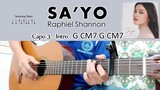 Sa'yo - Raphiel Shannon - Guitar Chords