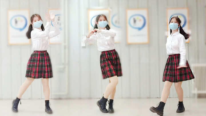 [Dance]Middle school girl dancing <Renai circulation>