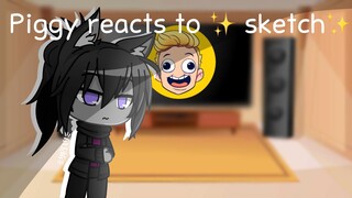 Piggy reacts to sketch (piggy book 2 chapter 6) ||Spoiler|| [original video link in the desc]