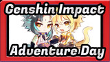Genshin Impact|【Self-Drawn AMV/Xiao&Aether】Adventure Day