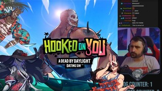 Otzdarva Reacts to Hooked on You: DBD's Dating Sim | Official Announcement Trailer