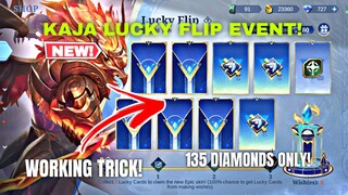 KAJA LUCKY FLIP EVENT TRICK MOBILE LEGENDS BANG BANG