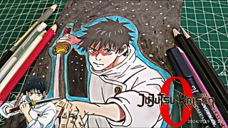 menggambar YUTA dari serial anime - Jujutsu Kaisen zero