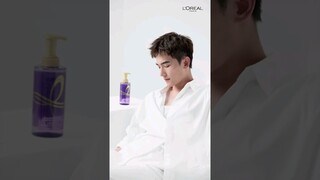 #YangYang new ad for L'Oreal Paris Haircare - Hyaluronic acid shampoo - fluffy hair