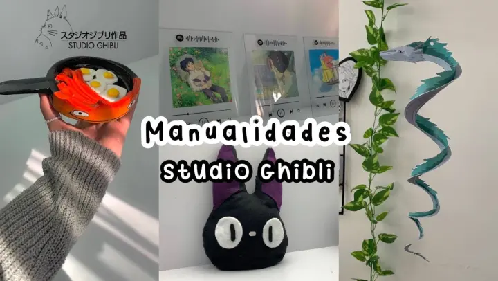 Manualidades Studio Ghibli 🌼 / DIY’s para ~Decorar tu Cuarto~
