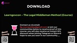 [COURSES2DAY.ORG] Learngovcon – The Legal Middleman Method (Course)